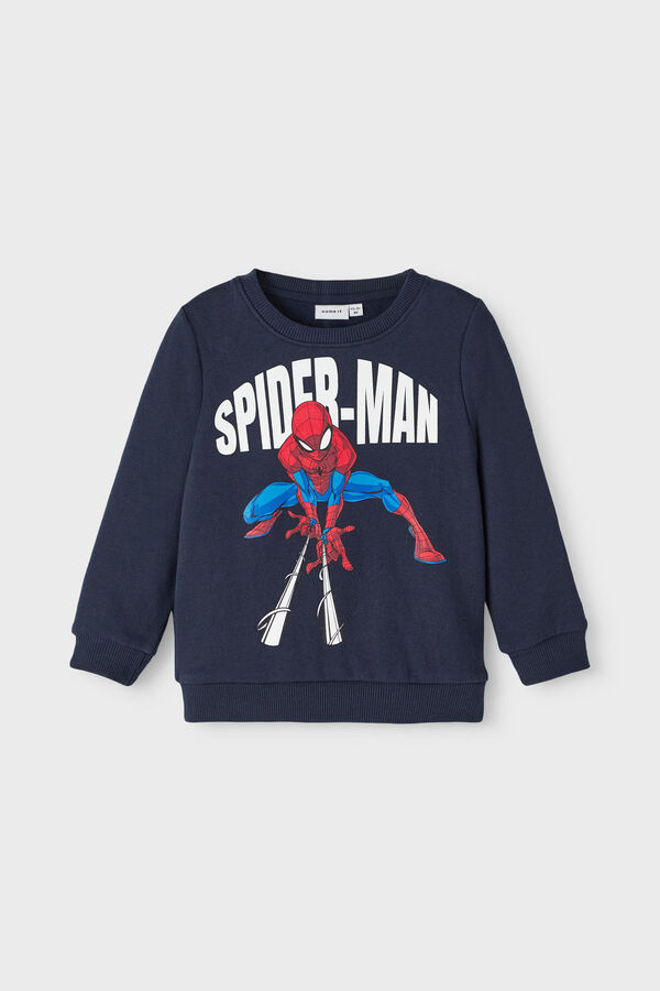 Womensecret Boys' Spiderman sweatshirt Plava