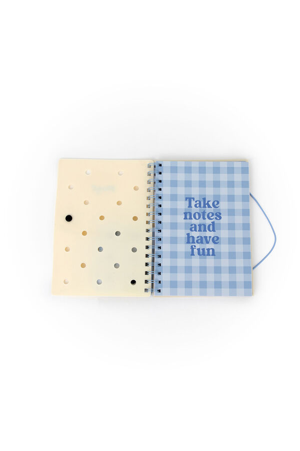 Mr. Wonderful A5 notebook with charms LAZY BO-BO printed