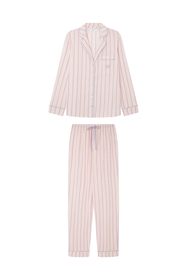 Womensecret Classic pink striped pyjamas pink