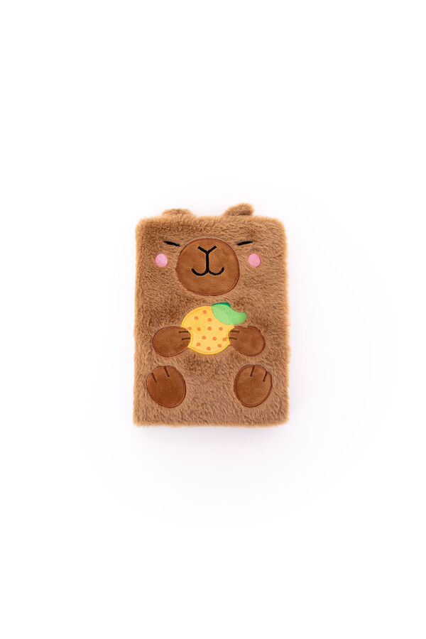 Mr. Wonderful A5 plush notebook - Capybara printed