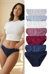 Trendyol Pack of 7 classic panties printed