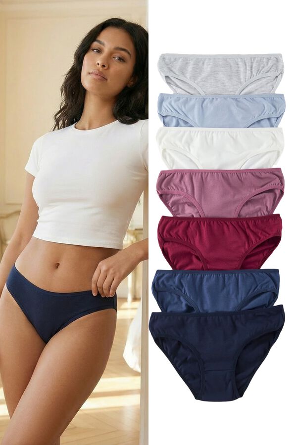 Trendyol Pack of 7 classic panties printed