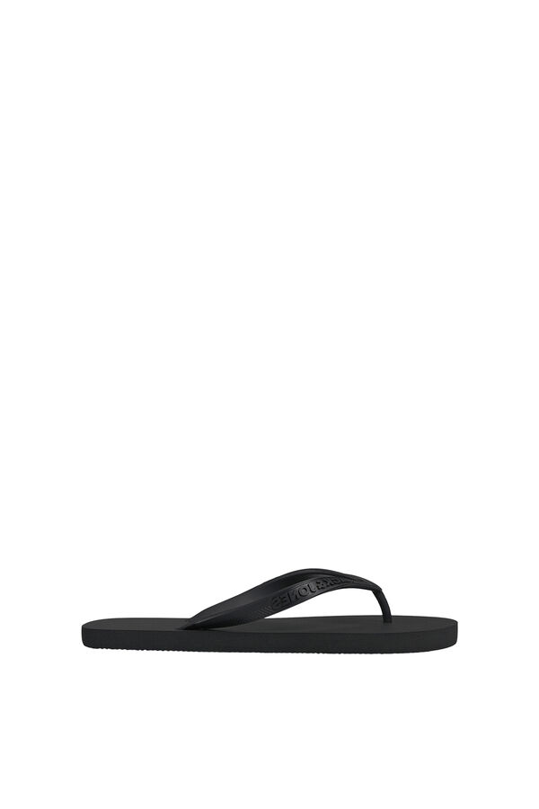 Jack & Jones Logo flip-flop style sandal black