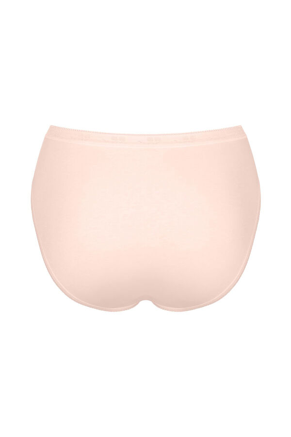 Sloggi 3-pack seamless high-waisted panties pink