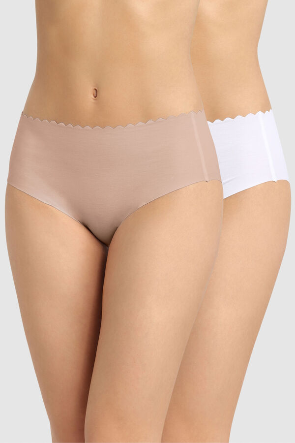 Womensecret 2-pack Body Touch high waist panties imprimé