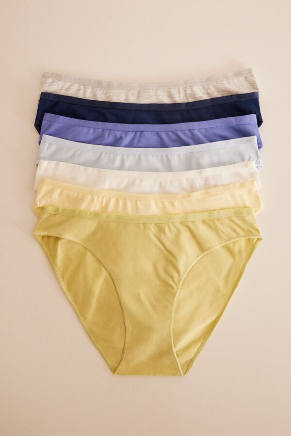 Womensecret Classic multicolour cotton panties 7 Print