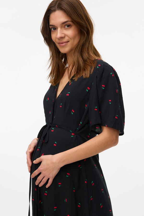 Mamalicious Maternity- und Still-Badeanzug Schwarz