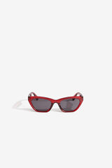 Vilanova &Oacute;culos de sol cat eye vermelho