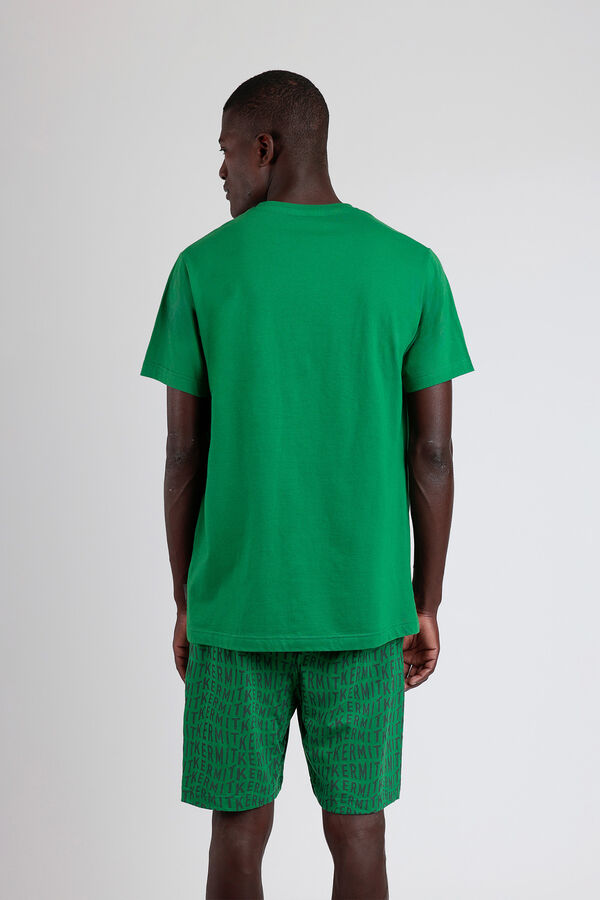 Admas Disney Kermit Letters Short Pajamas vert