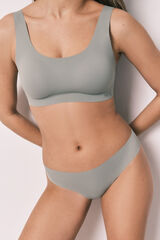 Women'secret Cuecas cl&aacute;ssicas clean cut em microfibra caqui bege