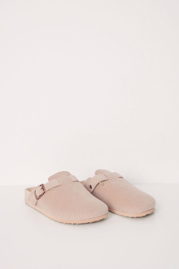 Womensecret Swedish organic camel slippers brown