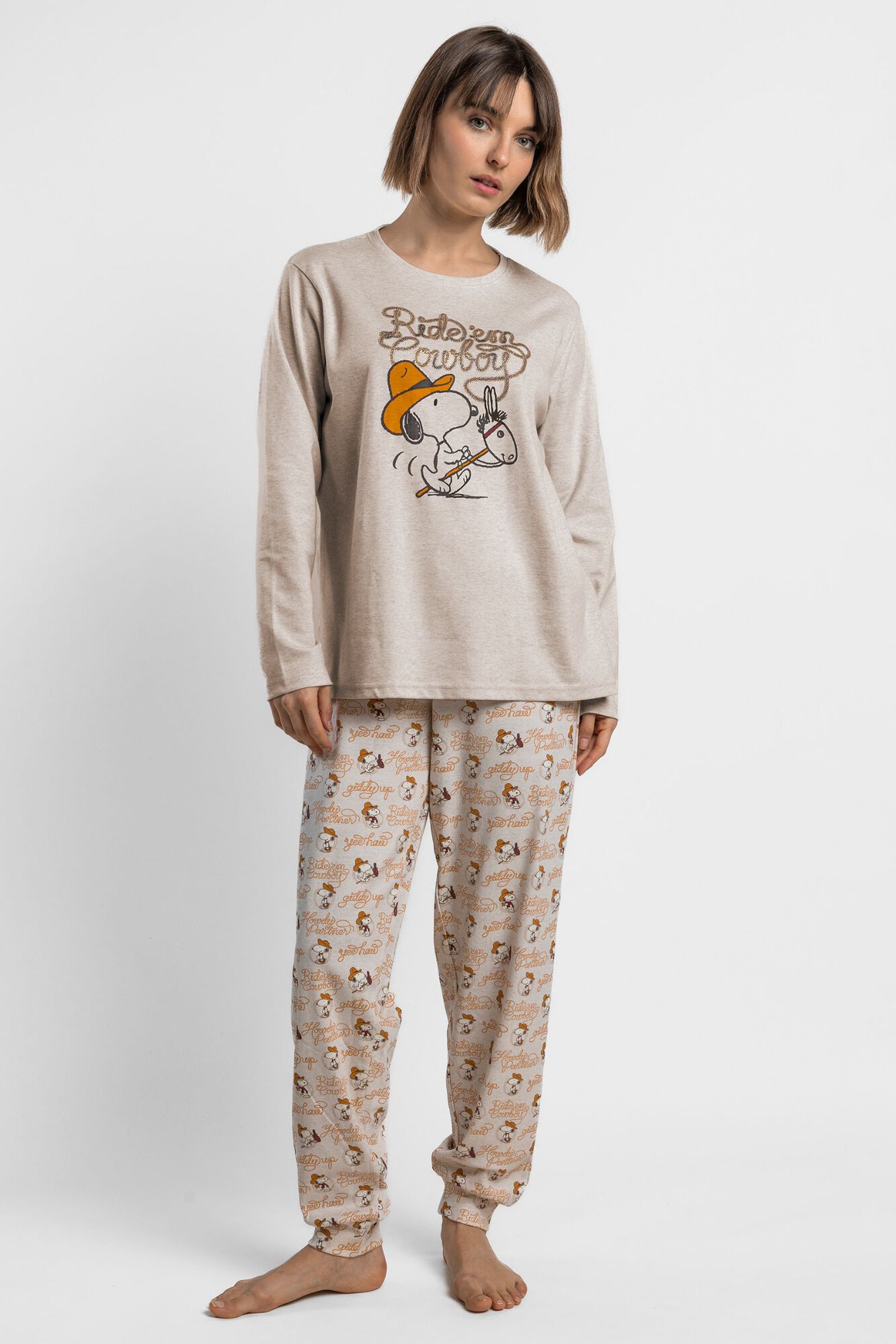 Admas Pijama Largo Peanuts