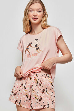 Womensecret Short printed pyjamas Rosa
