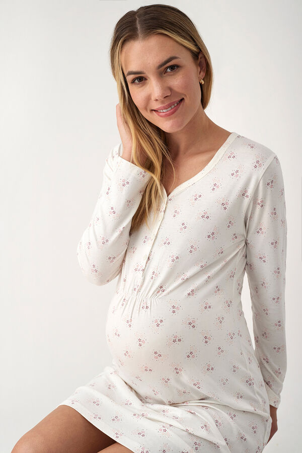 Promise Camisola maternal manga larga amarillo