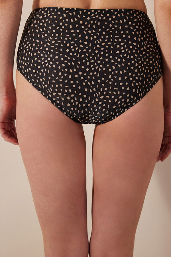 Womensecret High printed bikini bottom rávasalt mintás