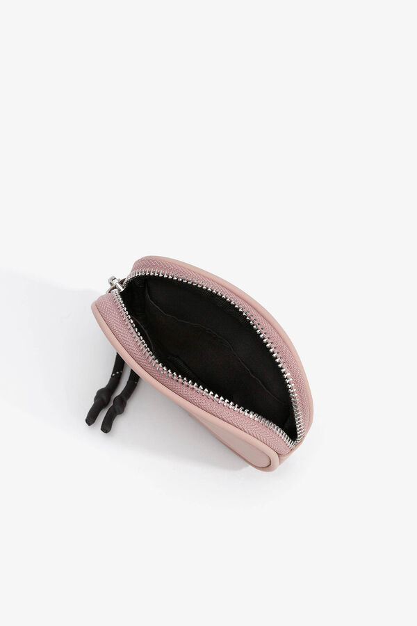 Vilanova Rounded Nylon Purse pink