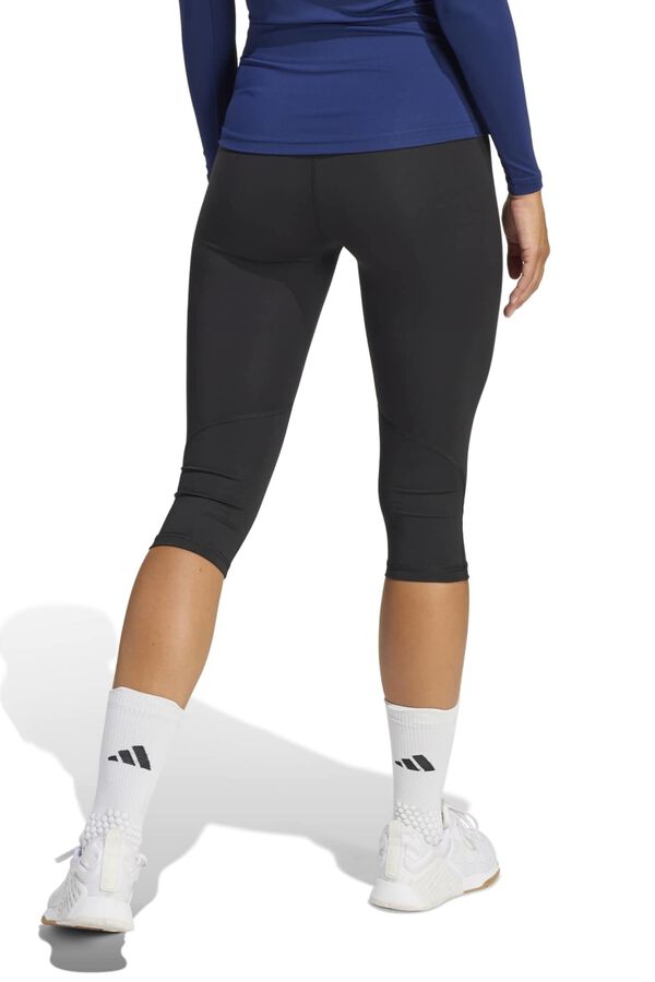 Adidas Techfit compression leggings blue