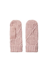Pieces Manopla de estructura y con detalle dibujo en la superficie.Tacto suave . pink