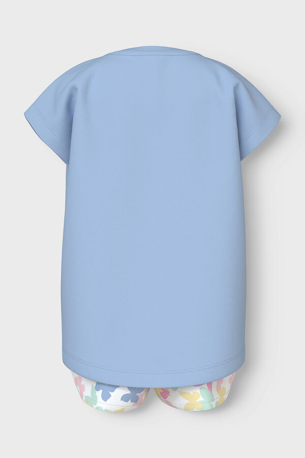 Name it Conjunto menina estampado azul