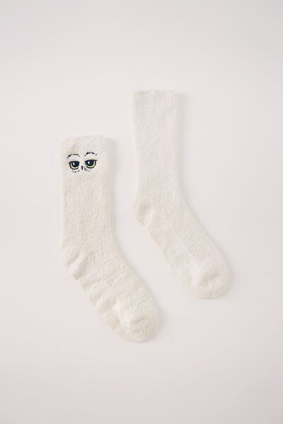 Womensecret Chaussettes tricot blanches Hedwige   blanc