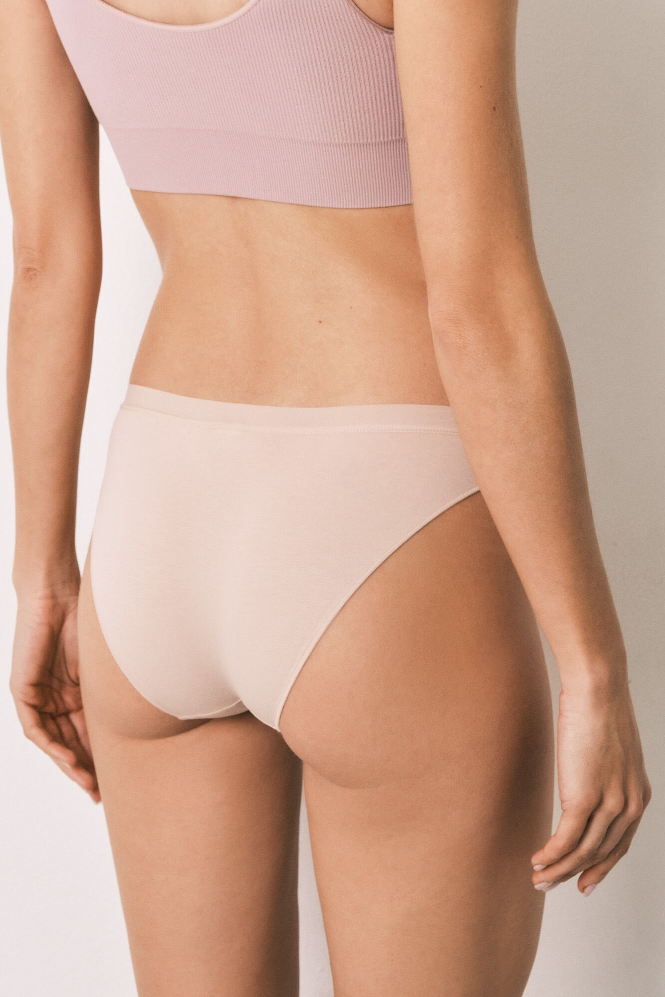 Women'secret Pack 7 plain neutral cotton classic panties