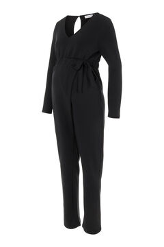 Womensecret Maternity long-sleeved double-function jumpsuit black