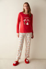 Penti Women's long Christmas pyjamas Print