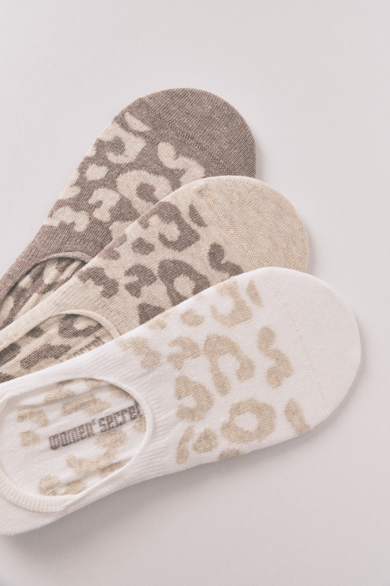 Women'secret Pack 3 calcetines slip on leopardo 