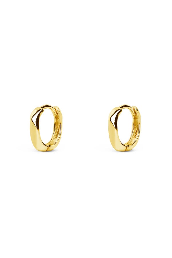 Womensecret Gold Ribbon Hoop Earrings rávasalt mintás