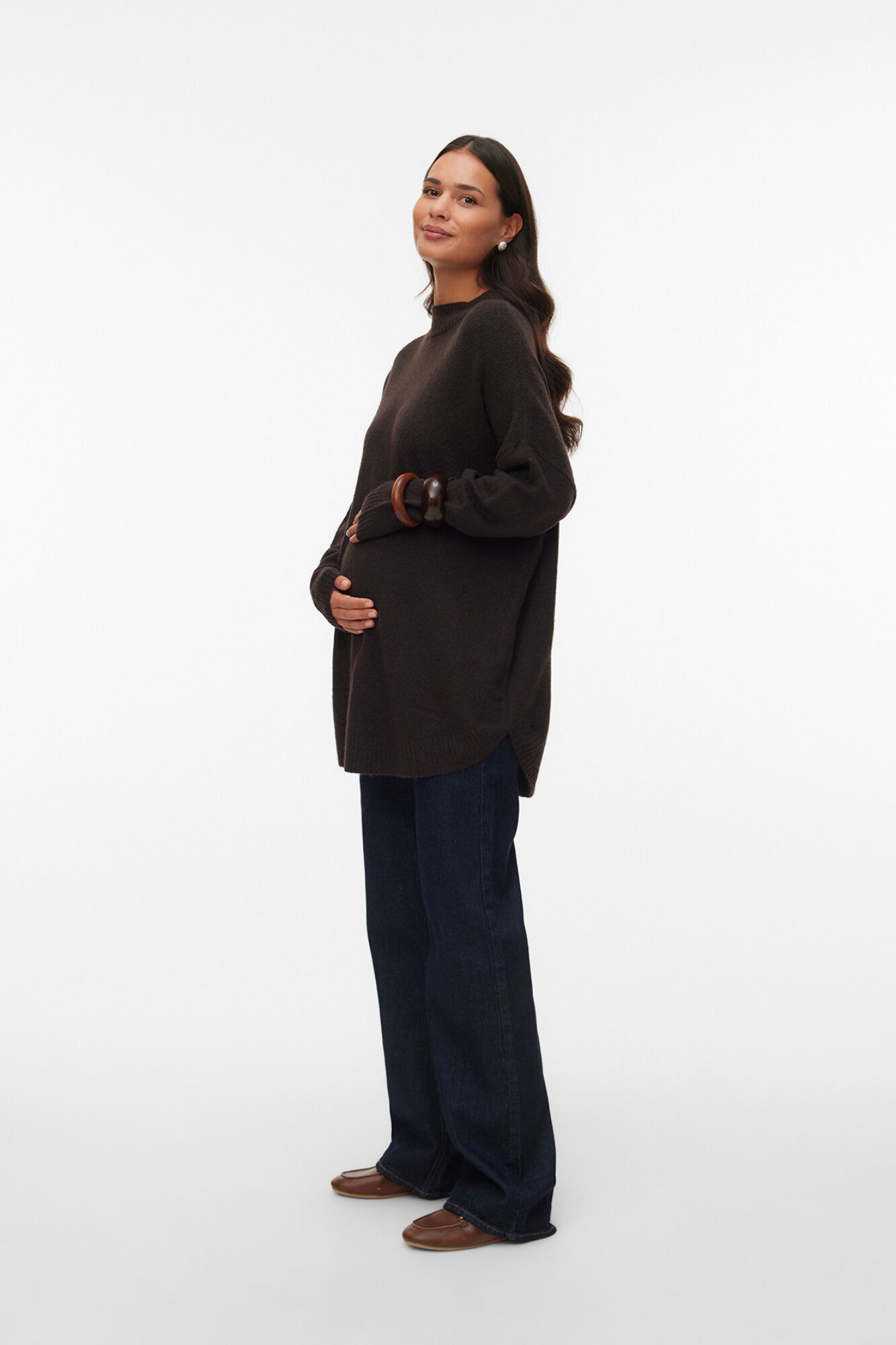 Mamalicious Langer Umstands-Pullover