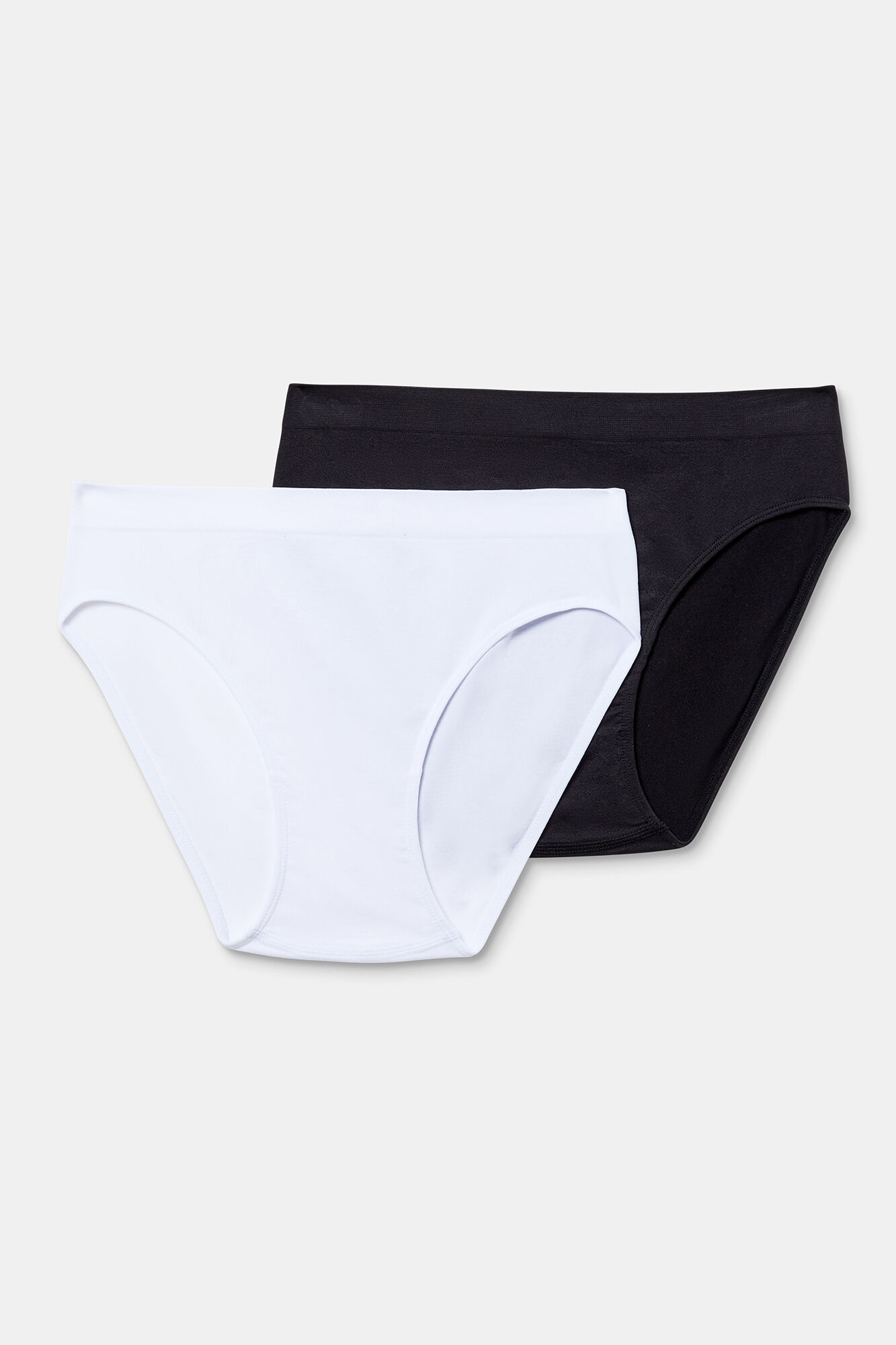 DIM Pack de dos bragas altas invisibles sin costuras microfibra