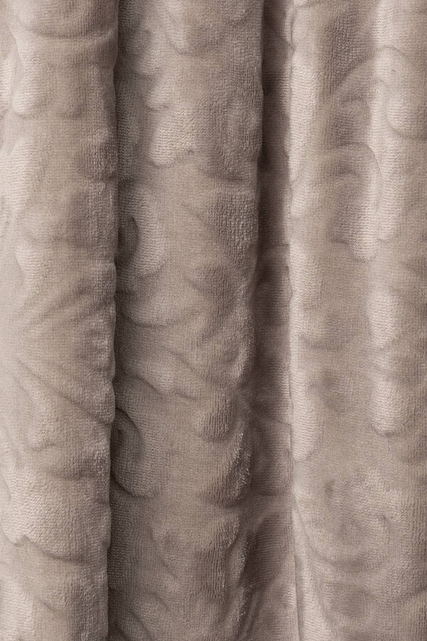 Womensecret Paisley fleece blanket, 120 x 180 cm. természetes