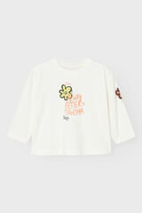 Name it Blumenm&auml;dchen-T-Shirt Wei&szlig;