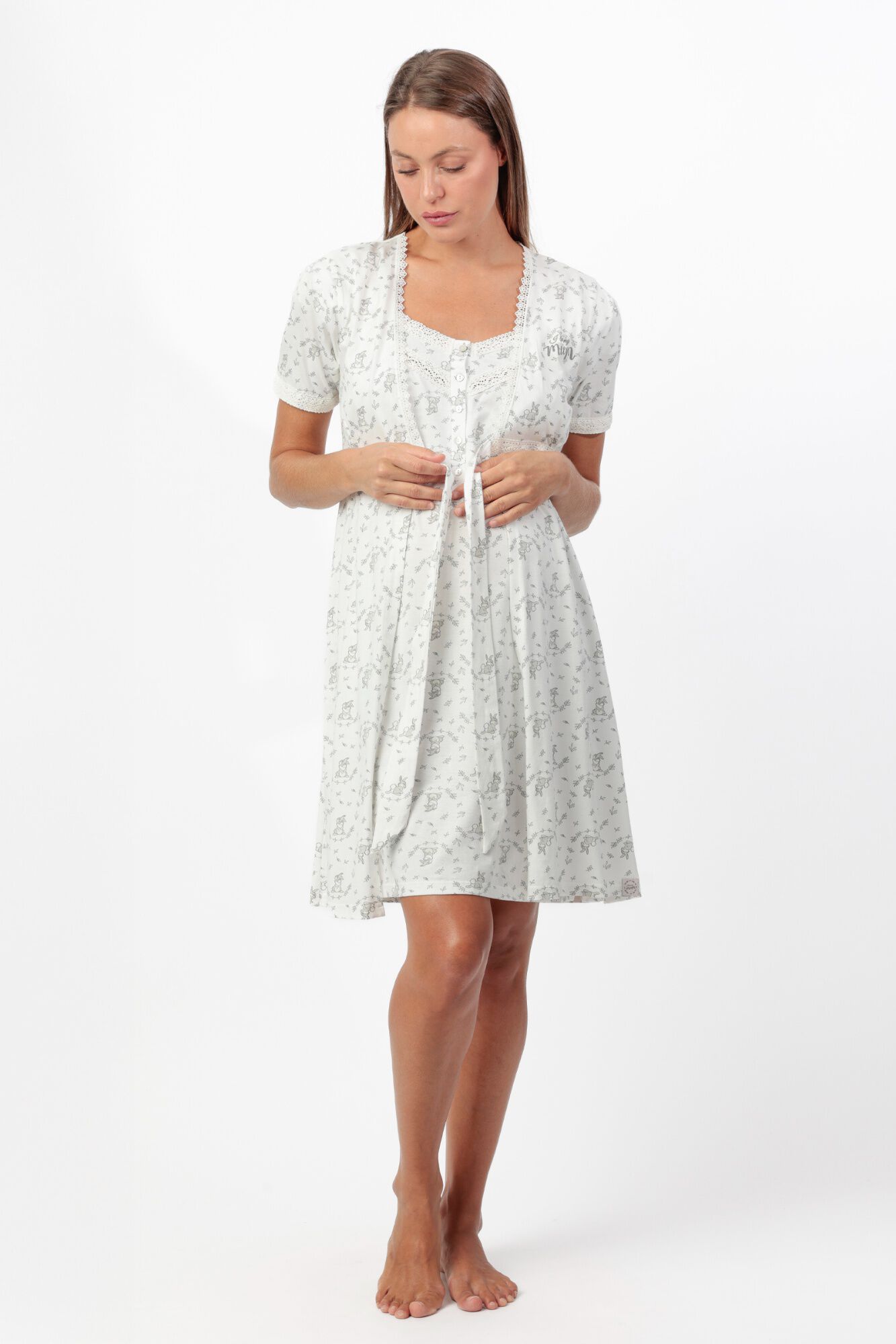 Admas Bata corta maternity Bambi tambor