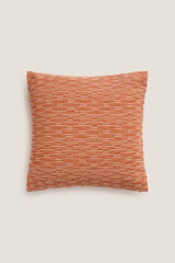 Womensecret Two-tone textured cushion cover piros