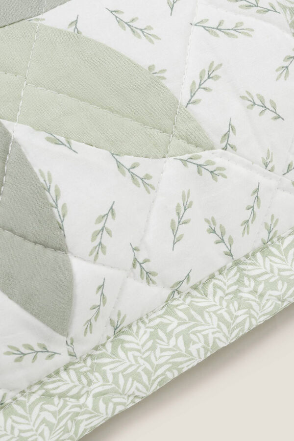 Womensecret Floral patchwork cushion cover bézs