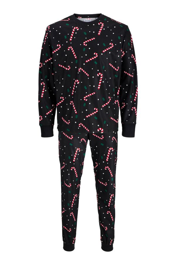 Jack & Jones Loose 100% polyester pyjamas black