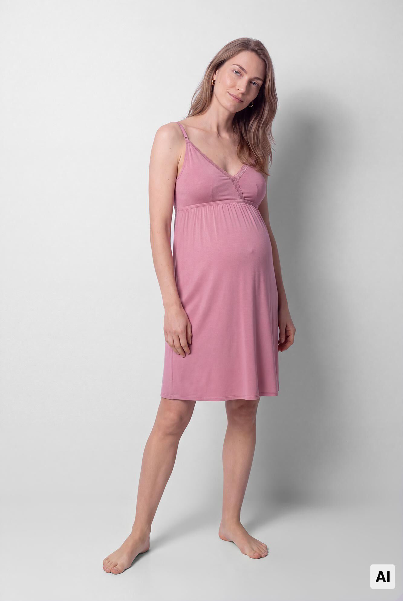 Women'secret Pink maternity breastfeeding vest top nightgown