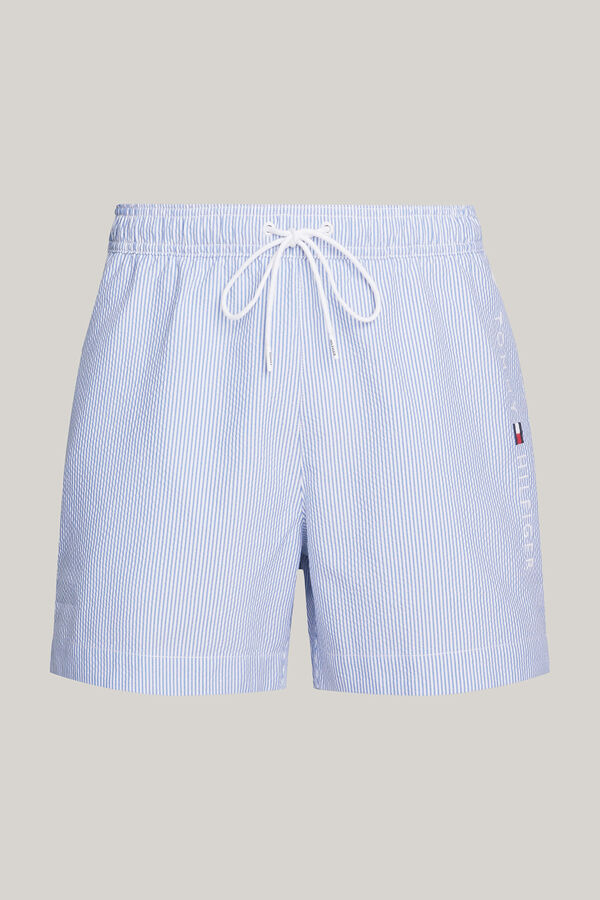 Womensecret Men's printed swim shorts.  bleu