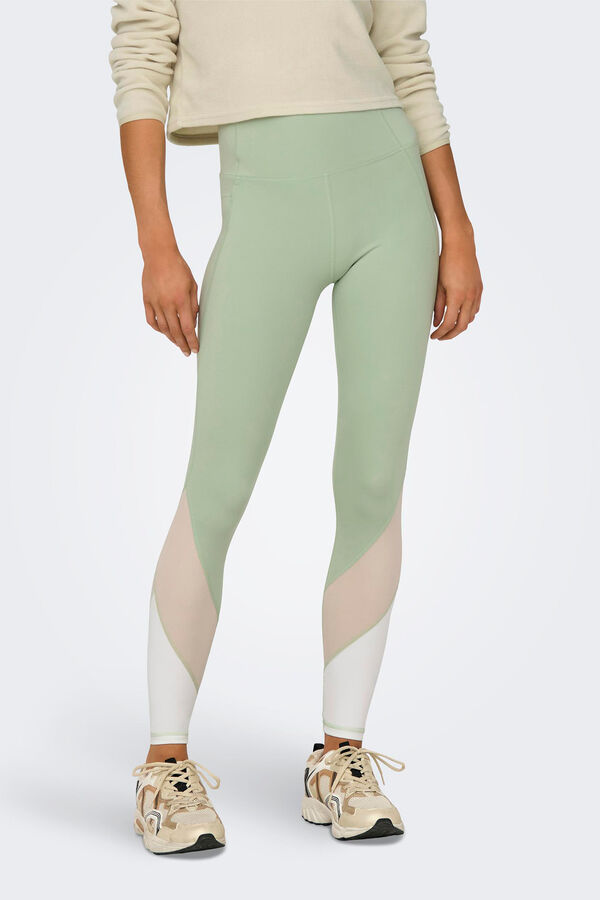 Womensecret Long leggings with detail green
