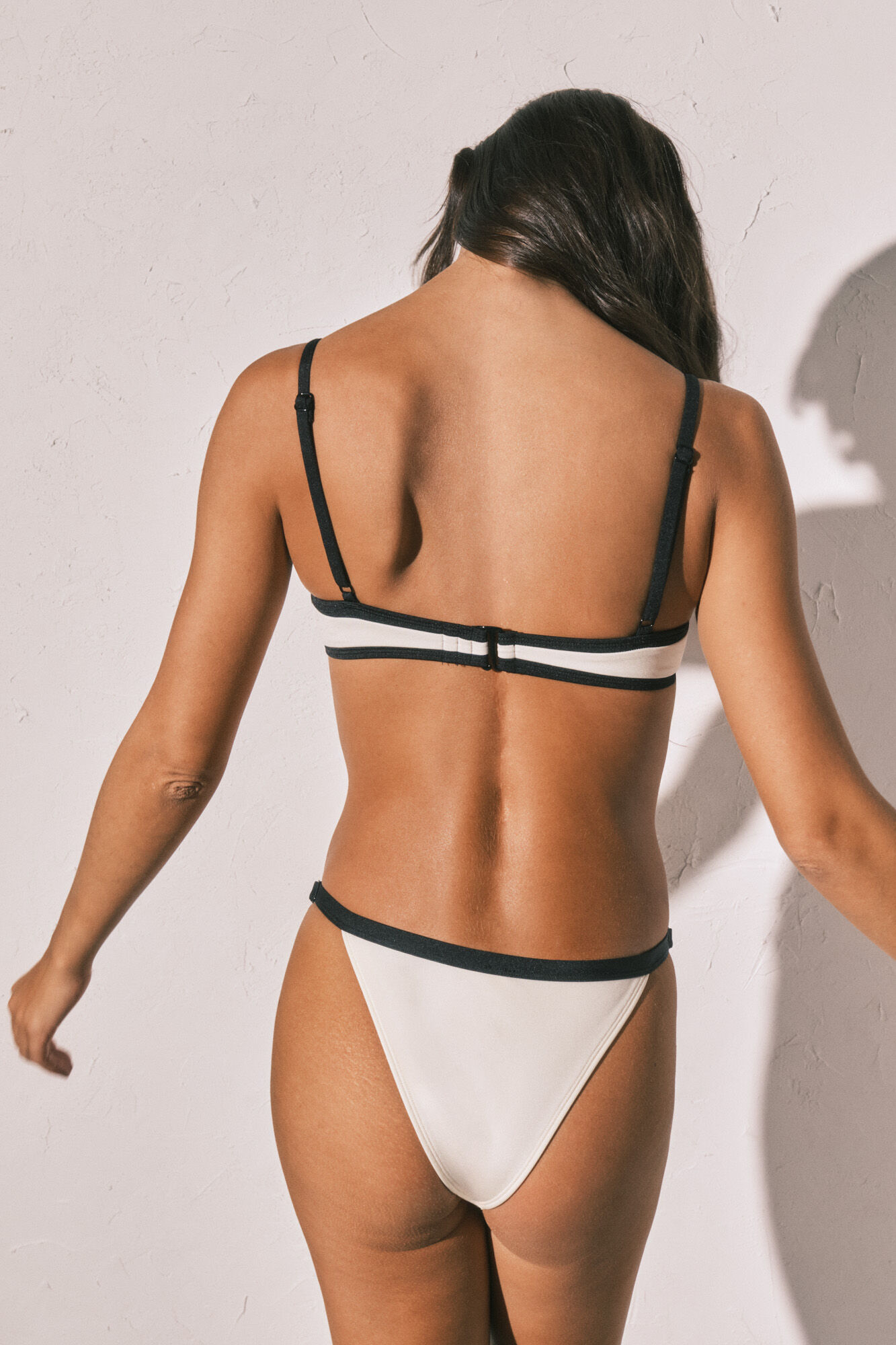 Women'secret White Brazilian adjustable bikini bottoms