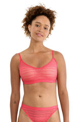 Sloggi Lace non-wired padded bra pink