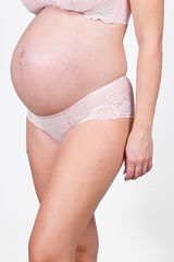 Womensecret Lace maternity panty rózsaszín
