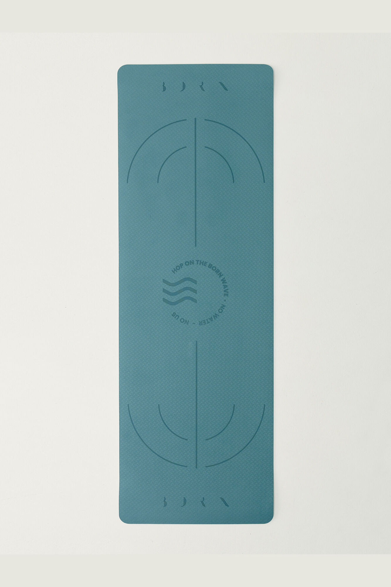 Born Living Yoga Gr&uuml;ne Mat Wave Matte 6 mm