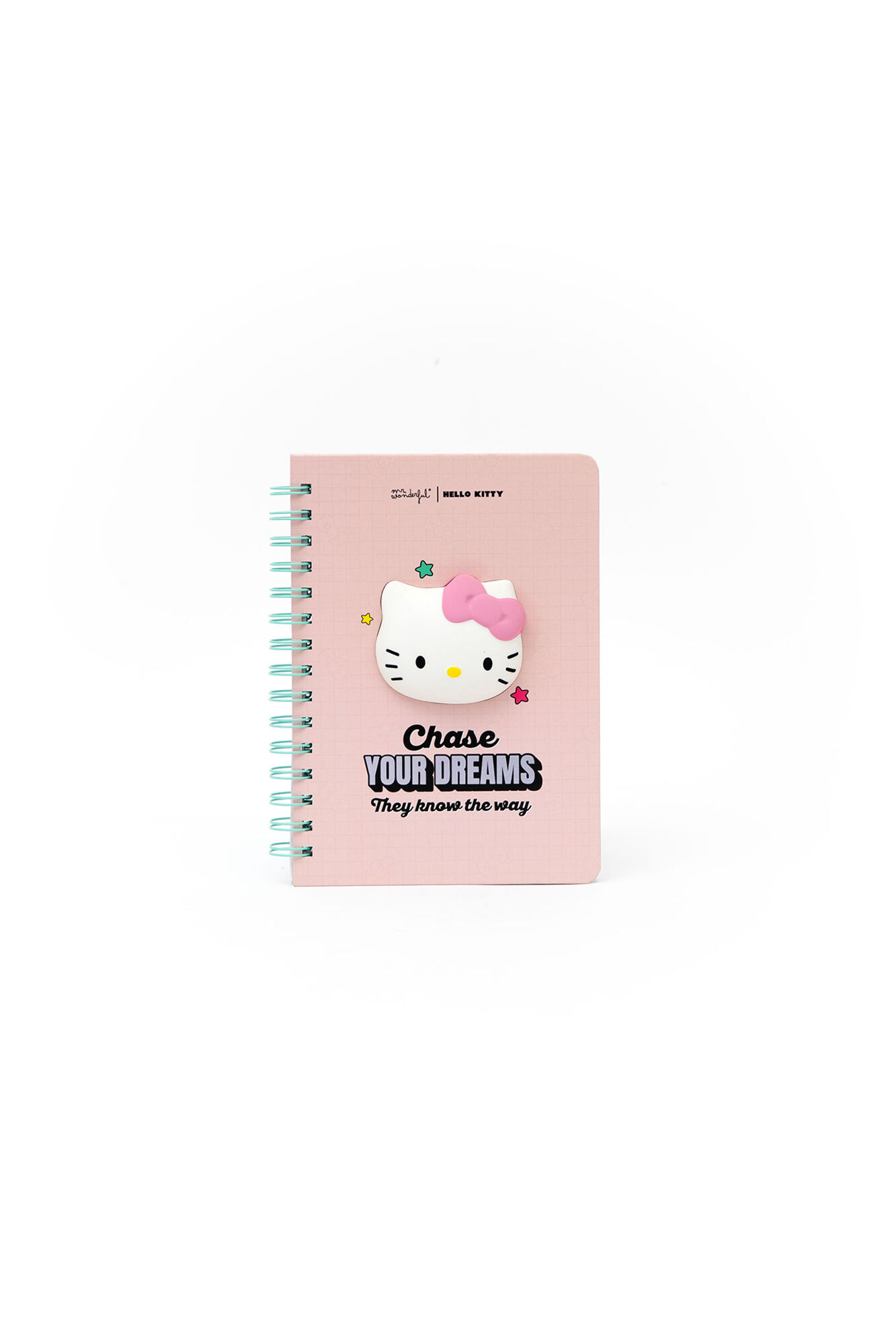 Mr. Wonderful Libreta A5 con squishy Hello Kitty - Chase your dreams, they know the way