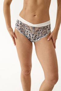 Promise Braga culotte alta encaje floral
