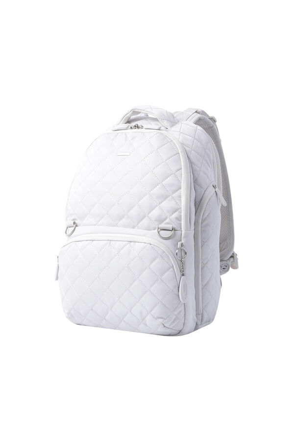 Totto Mochila "maternity"  Babybao 2.0 - Blanco blanco