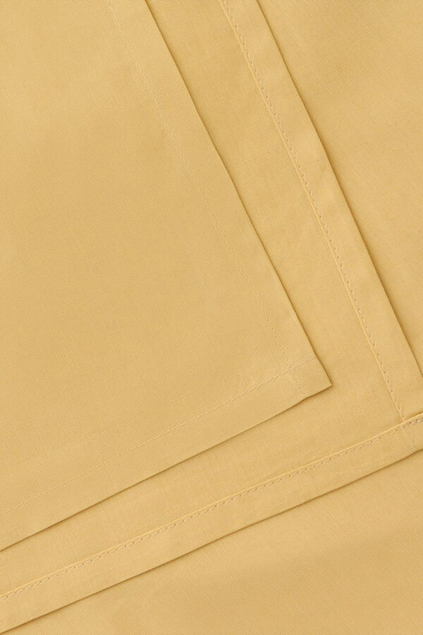 Textura Funda n&oacute;rdica algod&oacute;n org&aacute;nico amarillo
