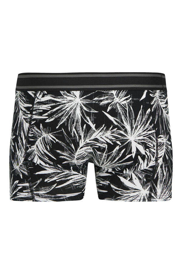 Jack & Jones Pack 3 b&oacute;xers estampados negro