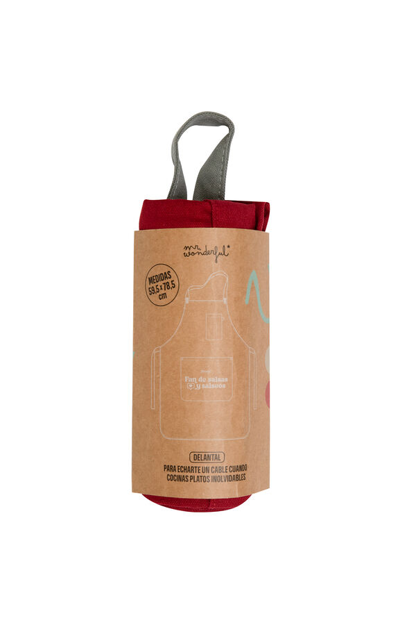 Mr. Wonderful Apron - Fan of sauces and dips printed